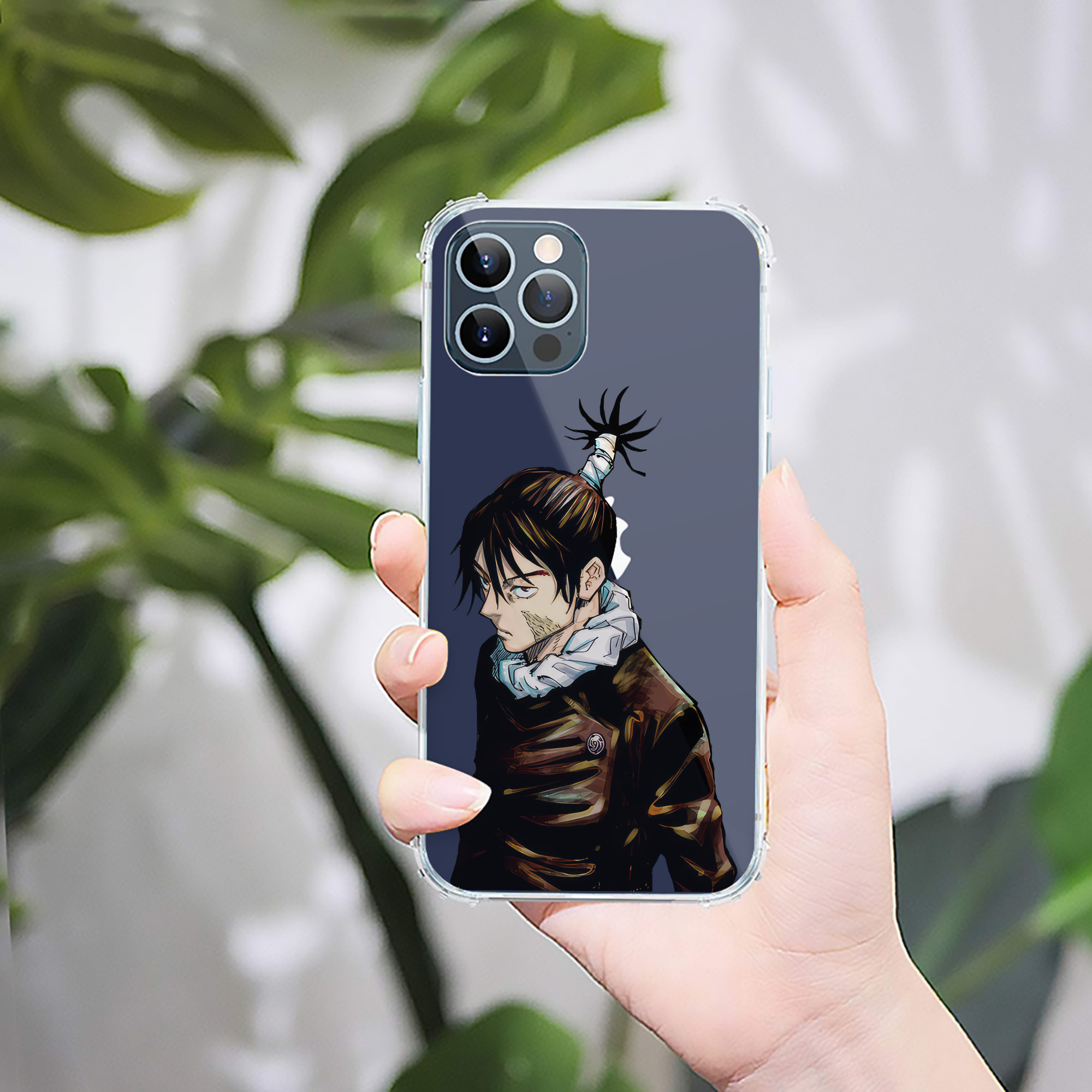 （画像用） 呪術廻戦 Jujutsu Kaisen 【iPhone 12シリーズ対応】透明スマホケース（クリアソフトケース）